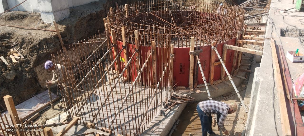 Circular foundation reinforcement
